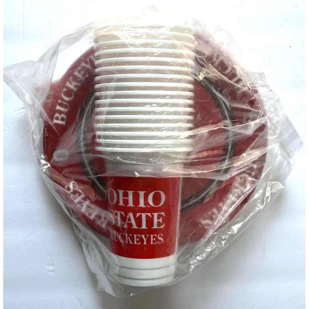 Ohio State Buckeyes Party Supplies Officially Licensed 16 Guest Set